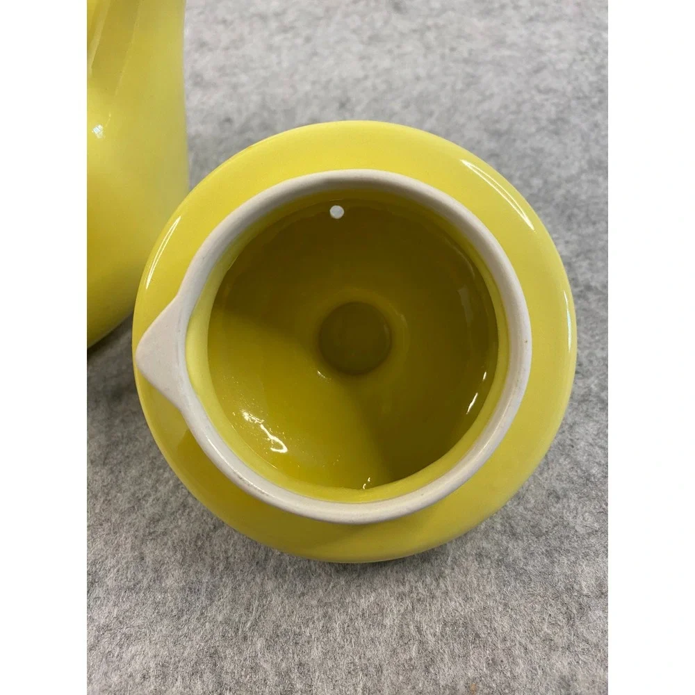 Vintage 1983 Gailstyn-Sutton Rondo Yellow Ceramic Teapot Japan Retro Kitchenware